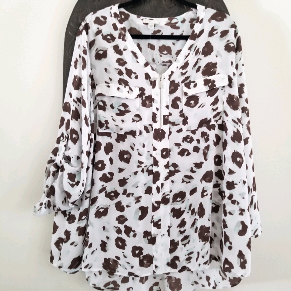 Women's Plus Size Hi-Lo Top